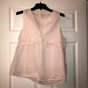 Anthropologie Cloth & Stone Light Pink Top Sz L
